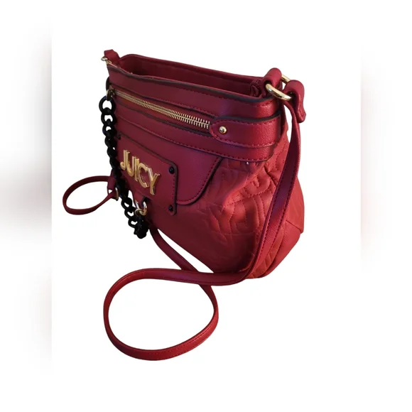 Juicy Couture Bold Red Crossbody Bag - Picture 4 of 9